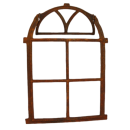 Eisenfenster, Gusseisen Fenster, antikes Stallfenster mit kappbarem Oberlicht