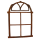 Eisenfenster, Gusseisen Fenster, antikes Stallfenster mit kappbarem Oberlicht
