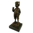 Bronzefigur, Bronze Skulptur, "Der kleine...