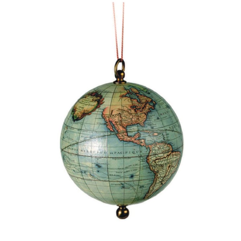 Globus, kleine Weltkugel nach Didier Robert de Vaugondy in Geschenke Box