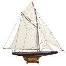 Modell-Segelschiff, Schiffsmodell Columbia, America`s Cup Sieger 1899 und 1901