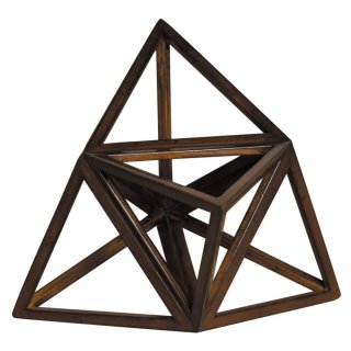 Geometriemodell,  Modell eines Vierfachen Tetraeder, Platonischer Körper