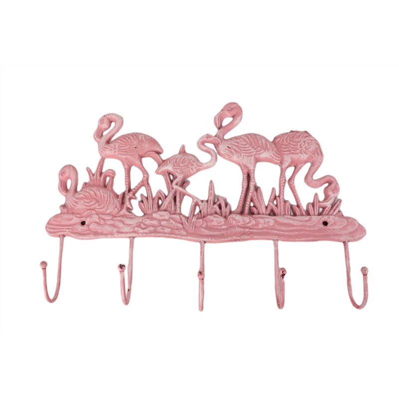 Flamingo Hakenleiste Flamingo Haken Garderobenhaken Wandhaken Handtuchhalter 