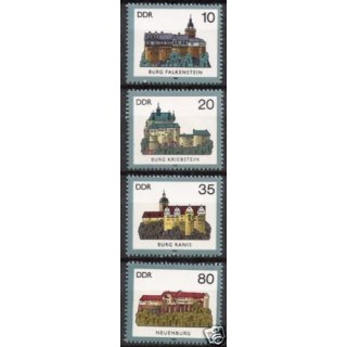 DDR Nr.2910/13 ** Burgen (I) 1984, postfrisch