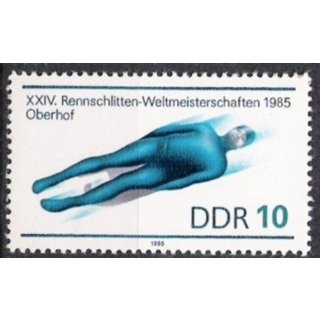 DDR Nr.2923 ** WM im Rennrodeln 1985, postfrisch