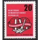DDR Nr.595 ** Weltgewerkschaftskongreß 1957,...